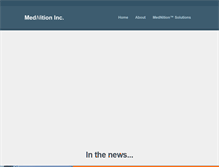 Tablet Screenshot of mednition.com